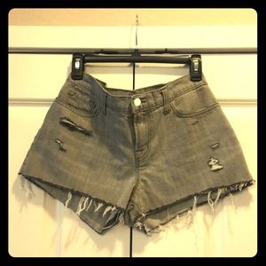 J Brand Hilo Cut Off Short in Grey.
